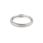Silver Elegant Sparkle Band