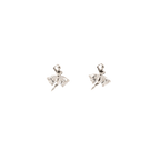Silver Dancing Fairy Studs