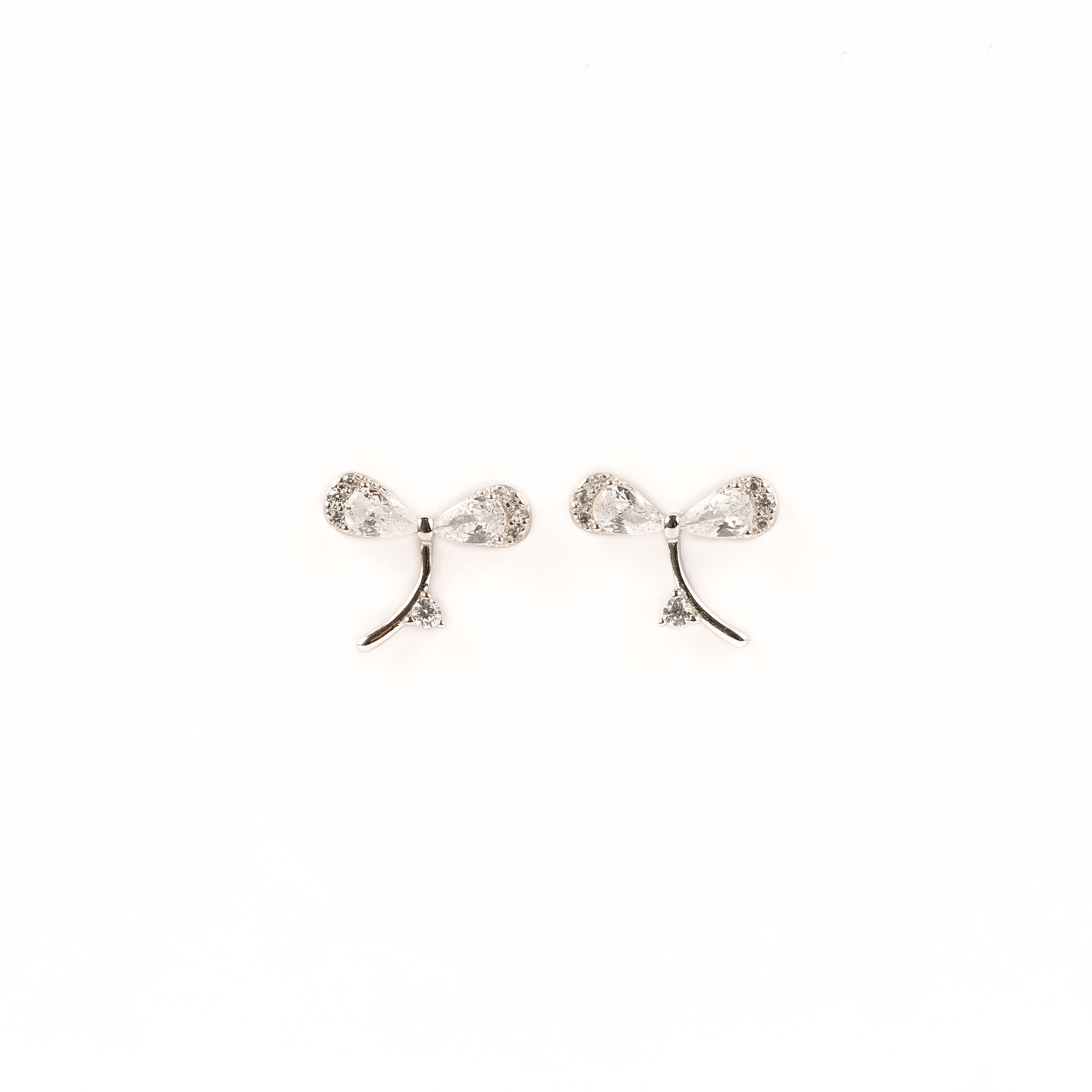 Silver Dragonfly Earrings