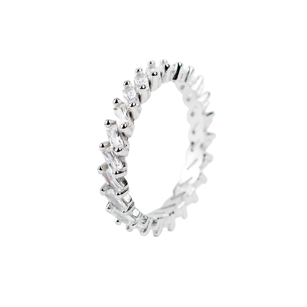 Silver Infinite Loop Ring