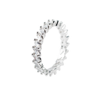 Silver Infinite Loop Ring