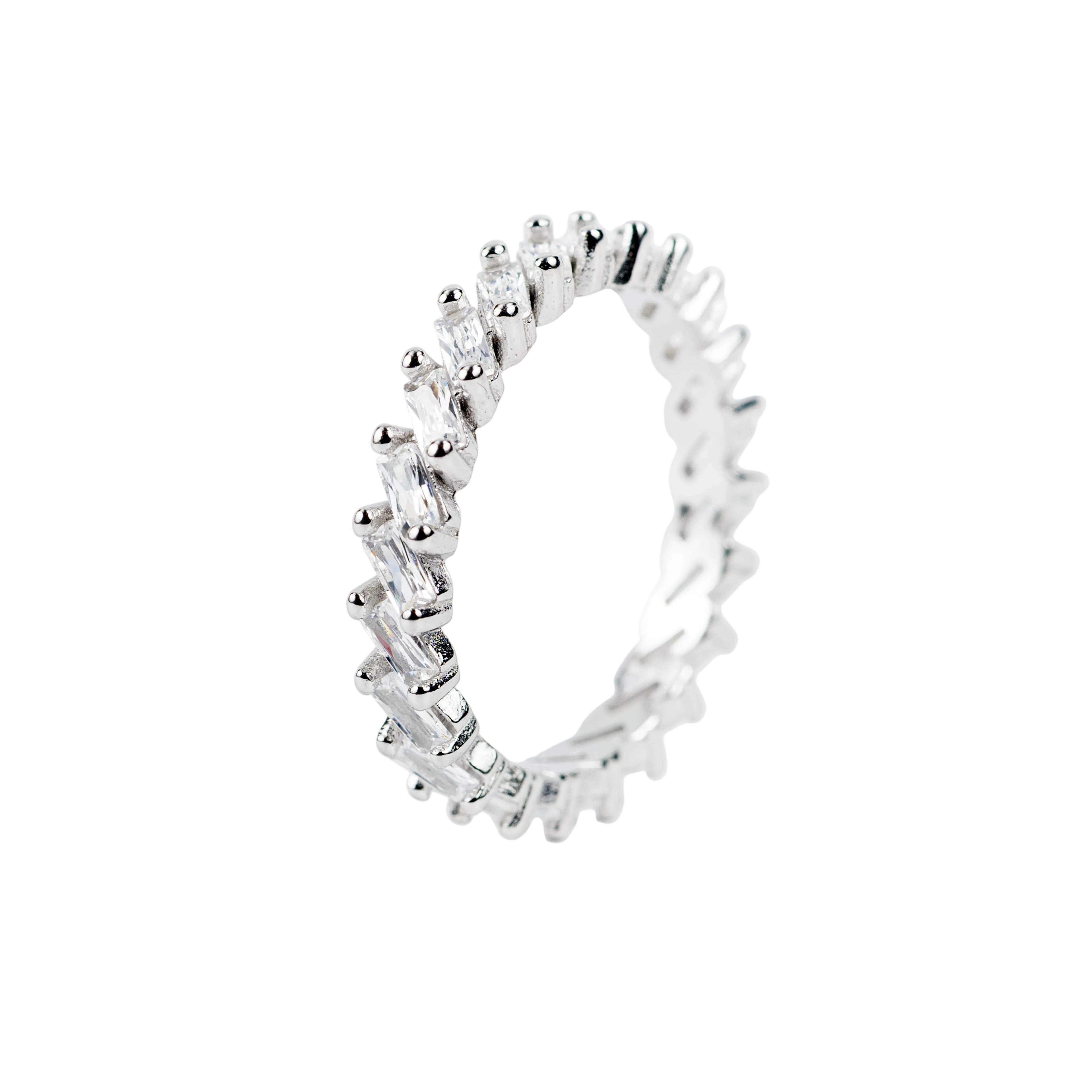 Silver Infinite Loop Ring