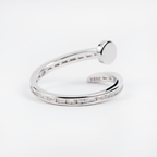 Silver Nail Loop Ring