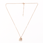 Minimalistic Square Silver Necklace