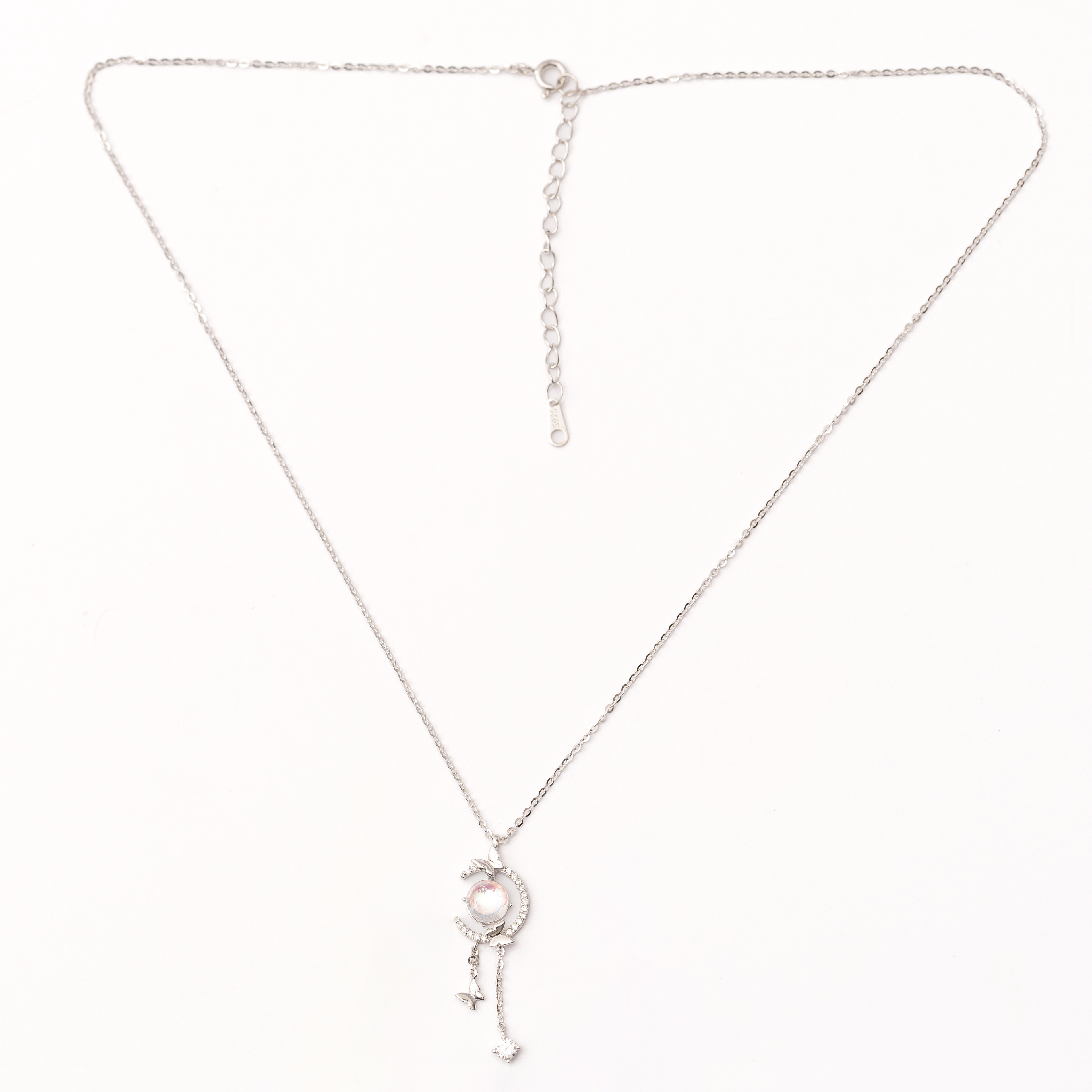 Silver Moonstone Necklace