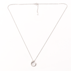 Minimalistic Arc Loop Necklace
