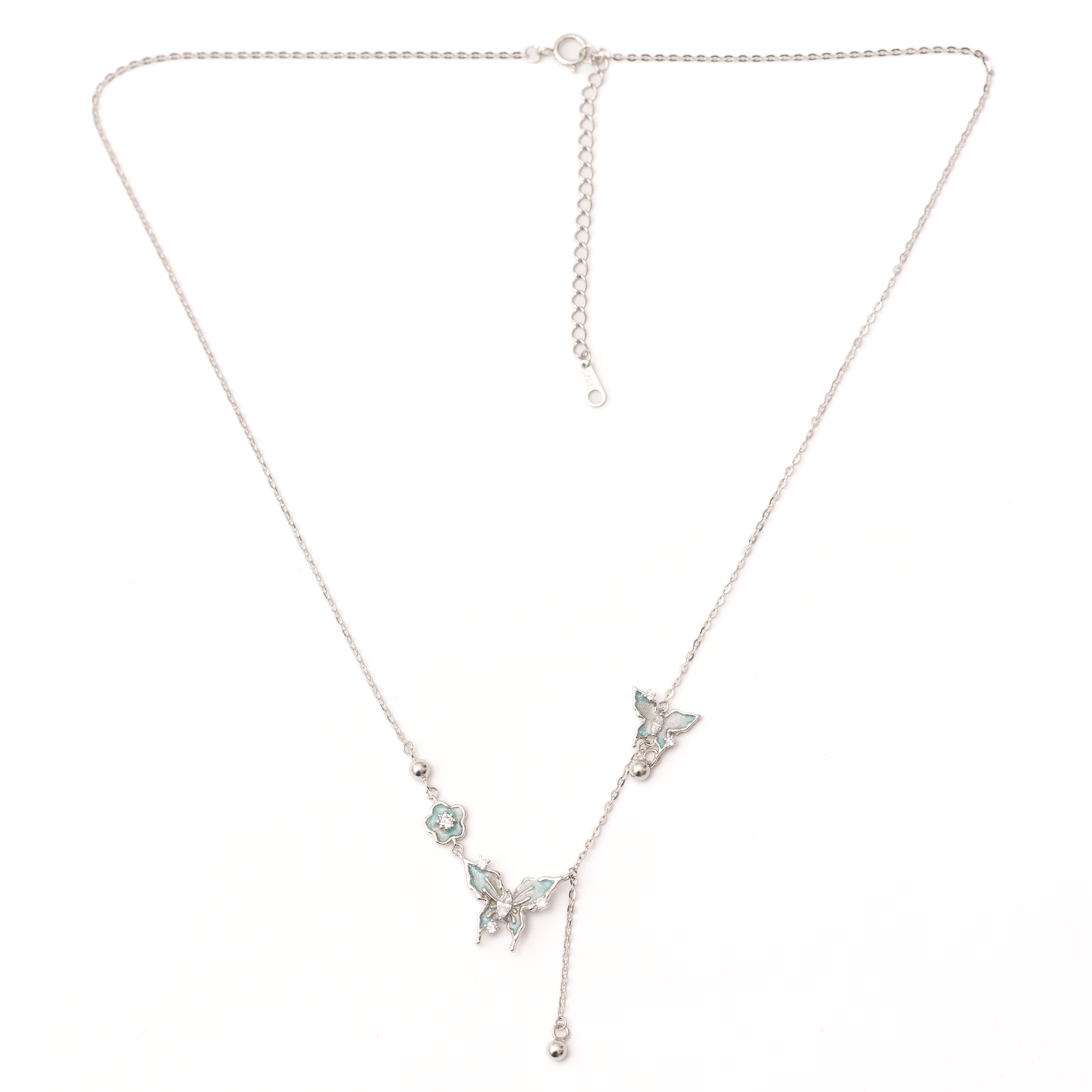 Silver Butterfly Necklace