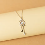 Silver Moonstone Necklace