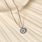 Silver Evil Eye Necklace