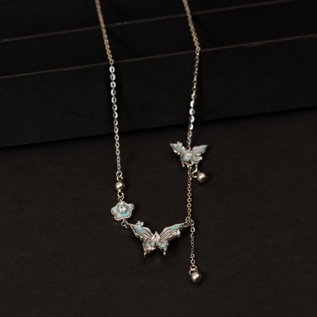 Silver Butterfly Necklace