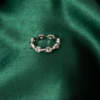 Silver Knot Loop Ring