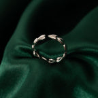 Silver Infinite Heart Band