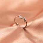 Silver Flower Ring