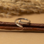 Silver Nail Loop Ring