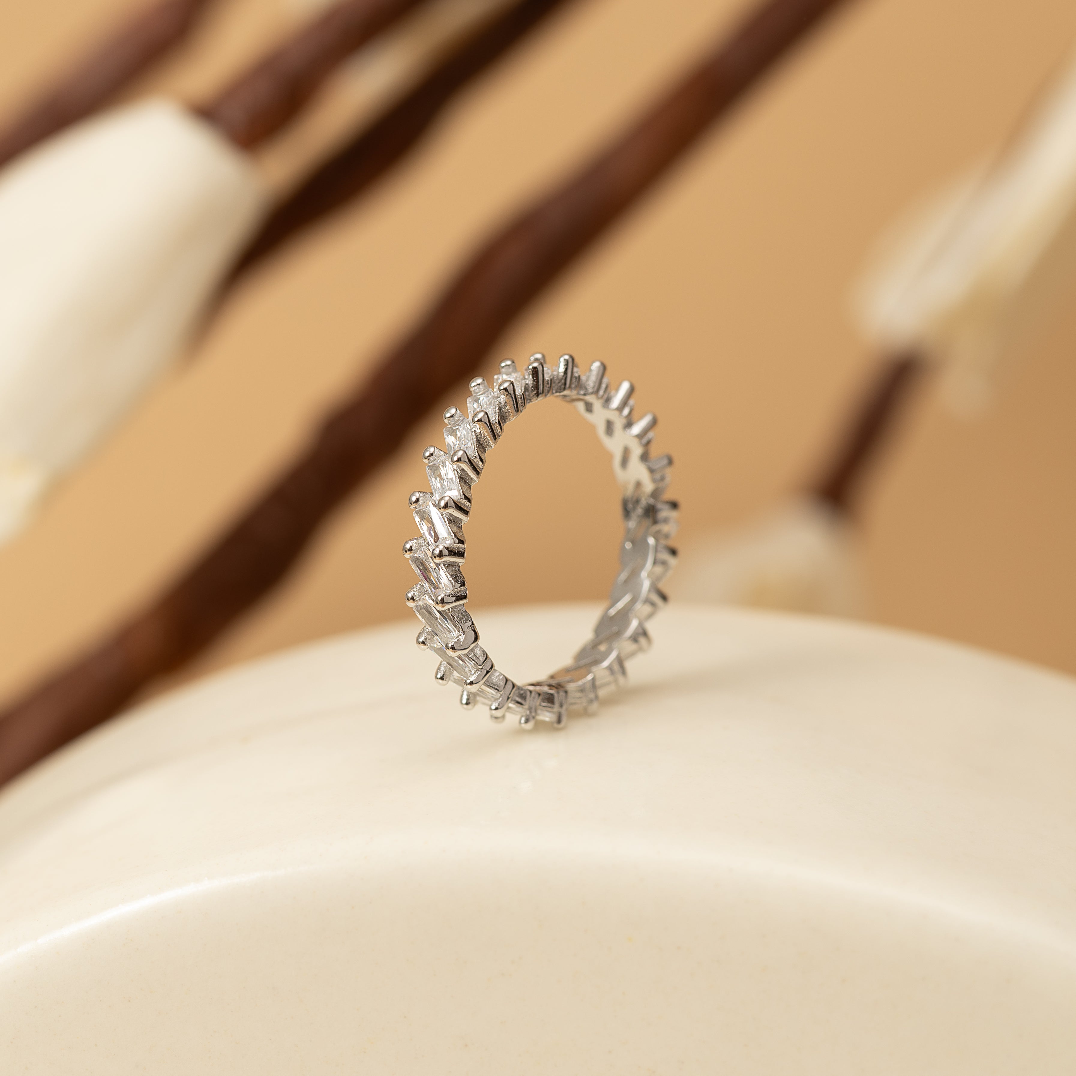 Silver Infinite Loop Ring