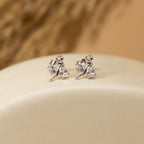 Silver Dancing Fairy Studs