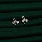 Silver Dancing Fairy Studs