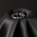 Silver Infinite Heart Band