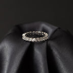 Silver Infinite Loop Ring