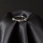 Silver Three Star Ring
