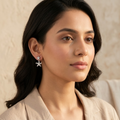 Silver Starfish Earrings