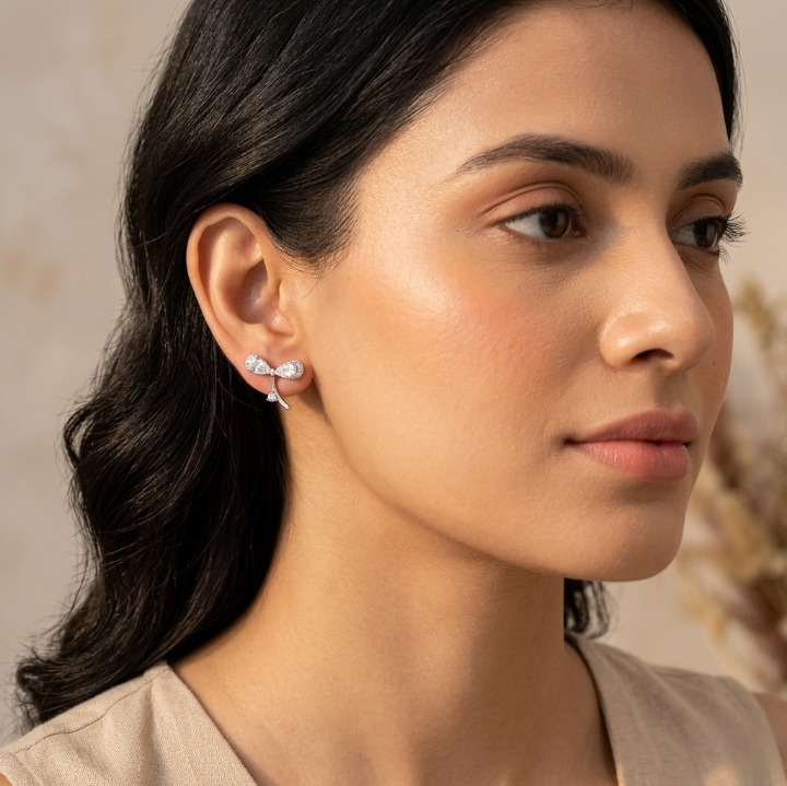 Silver Dragonfly Earrings