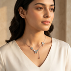 Silver Butterfly Necklace