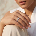 Silver Infinite Loop Ring
