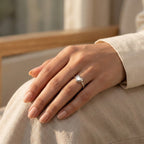 Minimalistic Silver Heart Ring