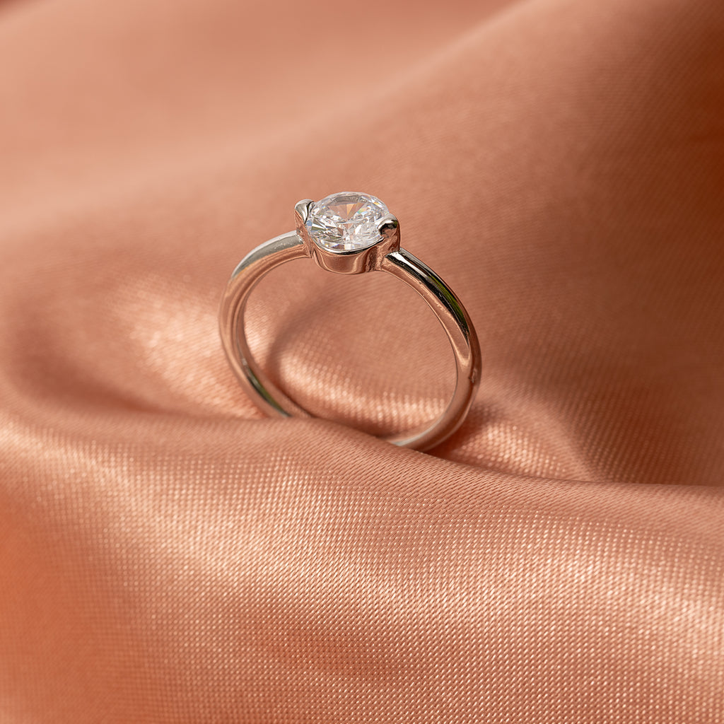 Silver Stone Ring
