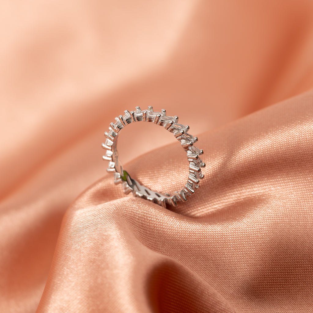 Silver Infinite Loop Ring
