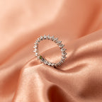 Silver Infinite Loop Ring