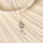 Silver Moonstone Necklace