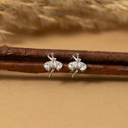 Silver Dancing Fairy Studs